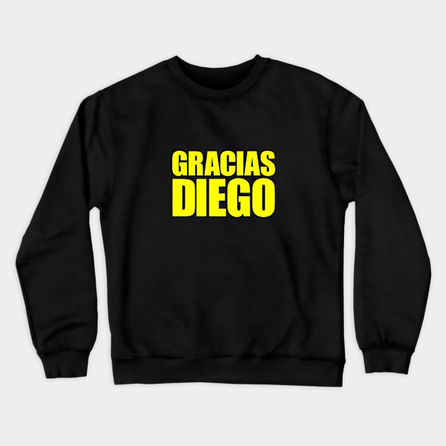 Gracias Diego Crewneck Sweatshirt by umarhahn